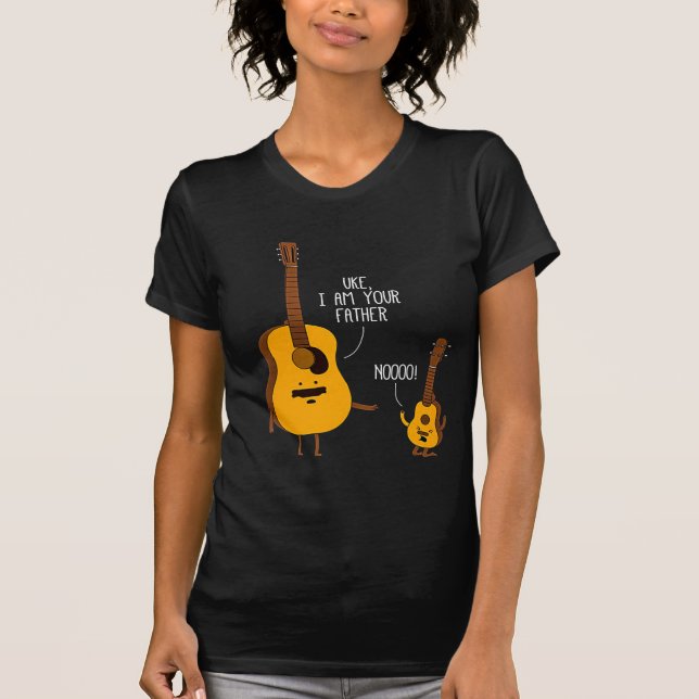 Camiseta Uke Ukulele, sou o seu Pai. (Frente)