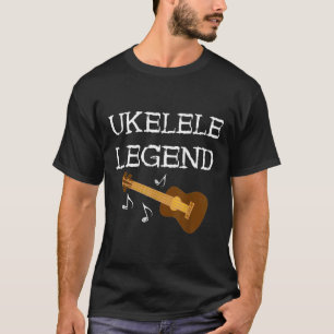 Camiseta Ukelele Legend Hawaiai Guitar Music Instrumento Gu