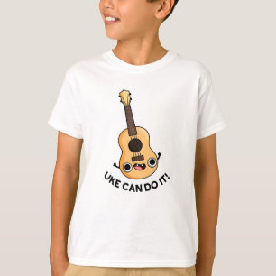 Camiseta Ukelele Pun Pode Fazer Isso Engraçadamente Positiv