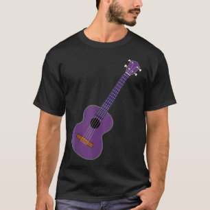Camiseta Ukelele Ukelele Jogador de Violão Homens Mulheres 