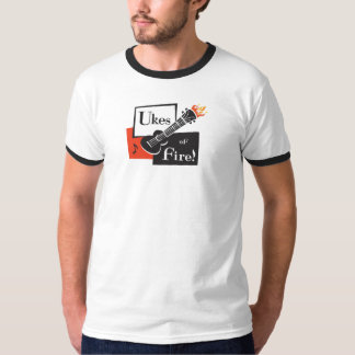 Camiseta Ukes do fogo! T da campainha do homem