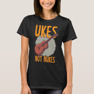 Camiseta Ukes Não Ukes Musical Strings Concert