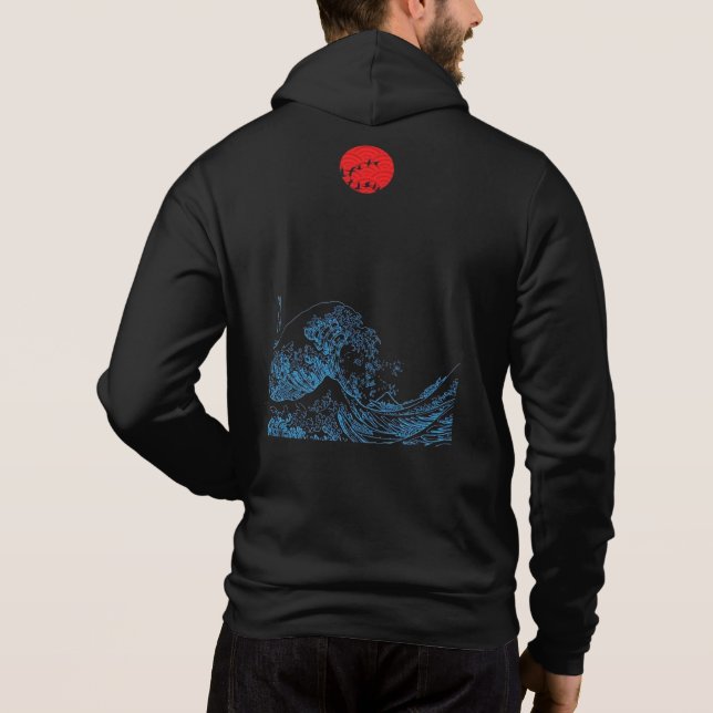 Camiseta Ukiyo Art Japonês (Verso)