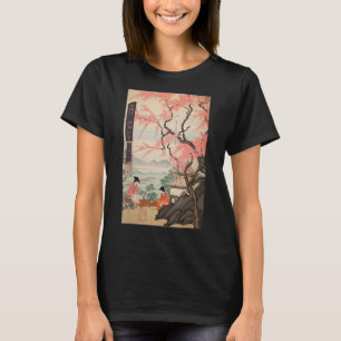 Camiseta Ukiyo-e Cherry Blossom Mounsom Japonês