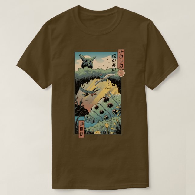 Camiseta Ukiyo e Wind Valley (Frente do Design)