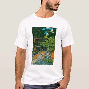 Camiseta ukiyoe hasui nº60 Santuário Dairai de Kumagaya