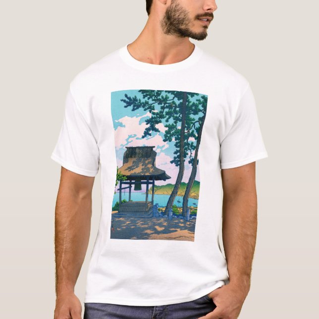 Camiseta ukiyoe hasui No49 Shogetsuin Temple in Ito, Izu (Frente)