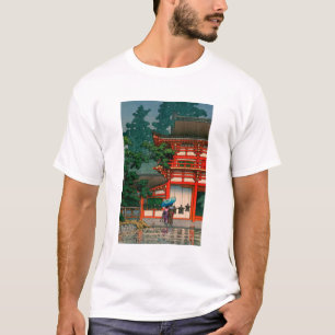 Camiseta ukiyoe hasui No62 Santuário Kasuga em Nara