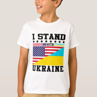 Camiseta Ukraine American Pride Vintage Retro Ukrainian Fla