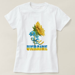 Camiseta UKRAiNE NÓS FICAMOS POR VOCÊ