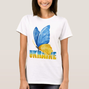 Camiseta UKRAiNE NÓS FICAMOS POR VOCÊ