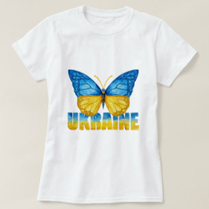 Camiseta UKRAiNE NÓS FICAMOS POR VOCÊ