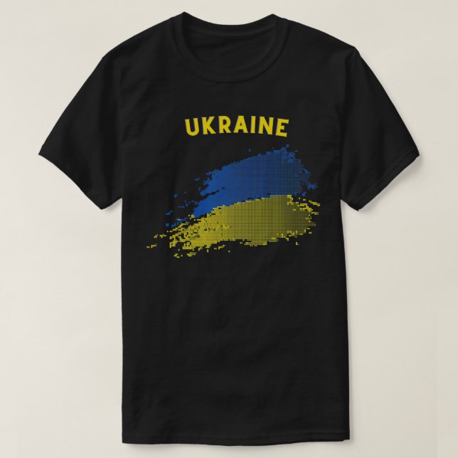 Camiseta Ukraine Ukrainian Flag Ukrainians Gift  (Frente do Design)