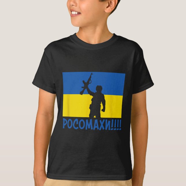 Camiseta Ukraine Wolverines War National Stand Love Support (Frente)