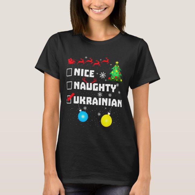 Camiseta Ukrainian Christmas  (Frente)