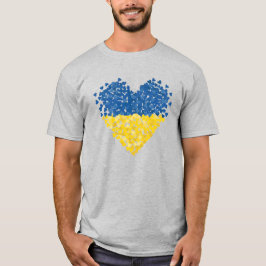 Camiseta Ukrainian flag. Love to Ukraine. Support. 