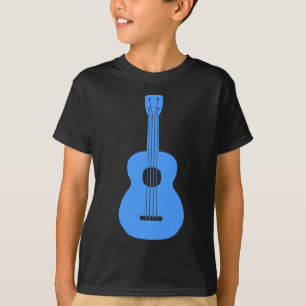 Camiseta Ukulele - Azul bebê
