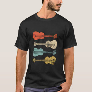 Camiseta Ukulele Colorful Eapple Hawaiian Uke