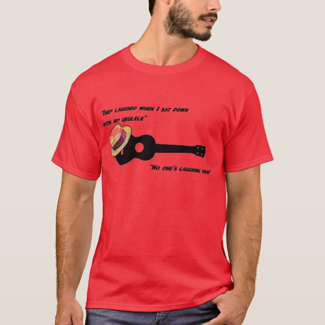 Camiseta Ukulele de riso (Frente)
