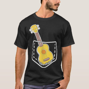 Camiseta Ukulele Dentro My Pocket Uke Guitar Player Music I