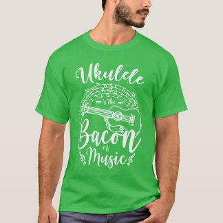 Camiseta Ukulele é o bacon do retrato da música