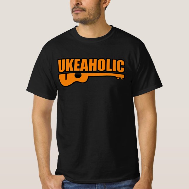Camiseta Ukulele Engraçado  (Frente)