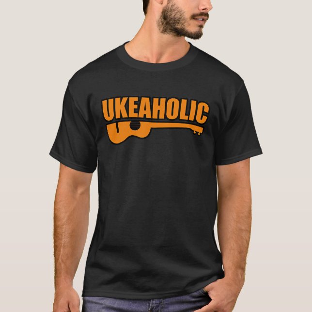 Camiseta Ukulele Engraçado  (Frente)