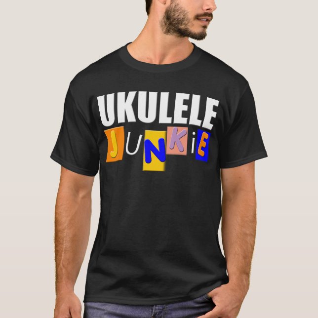 Camiseta Ukulele Engraçado (Frente)
