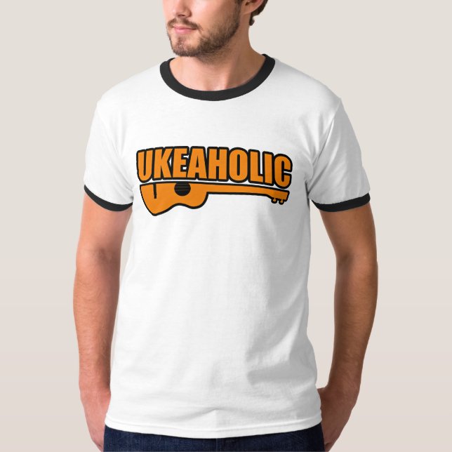 Camiseta Ukulele Engraçado  (Frente)