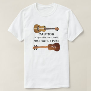 Camiseta Ukulele Engraçado Causa Até Que Eu Coloquei T-Shir