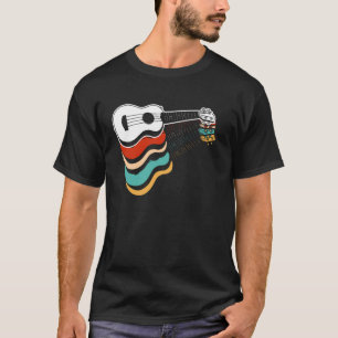 Camiseta Ukulele Havaiano Uke Retro Vintage