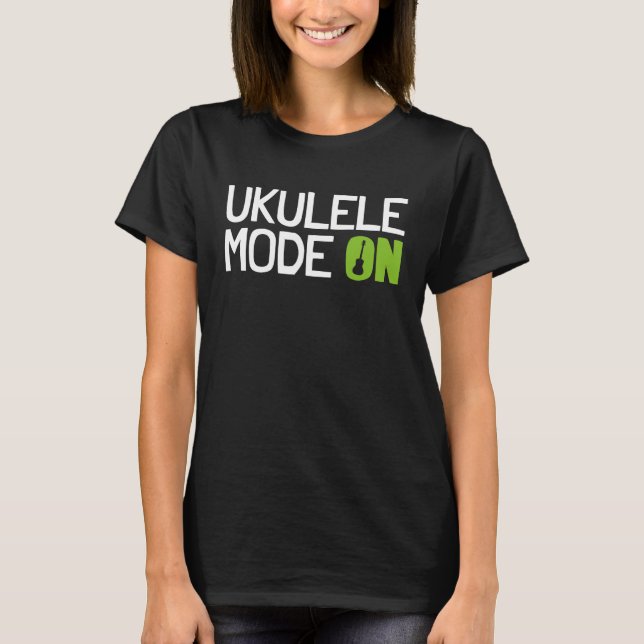 Camiseta Ukulele Mode  Ukulele Player (Frente)