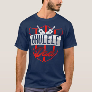 Camiseta Ukulele Pai Uke Guitar Acústico Havaí Havaiano H