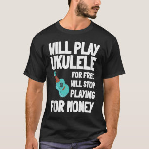 Camiseta Ukulele Player E Tank De Violão Musical Do Havaí T