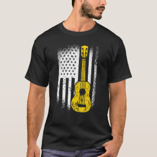 Camiseta Ukulele Player Hawaii EUA Ukulele
