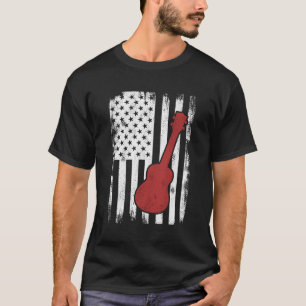 Camiseta Ukulele Player Ukulele Músico