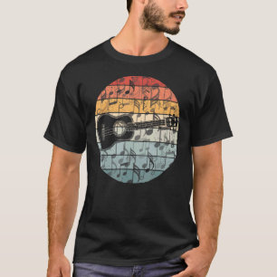 Camiseta Ukulele Retro Uke Player Ukulele Guitar Música