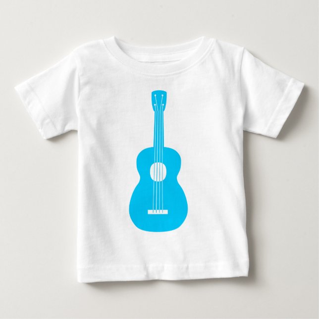 Camiseta Ukulele - Sky Blue (Frente)