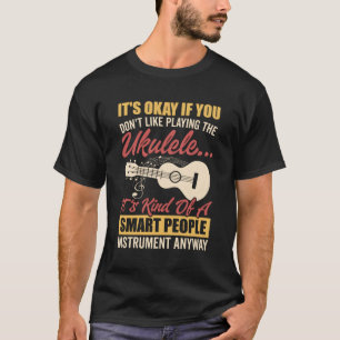 Camiseta Ukulele Sm Pessoas Instrut Guitarrista Havaiano M