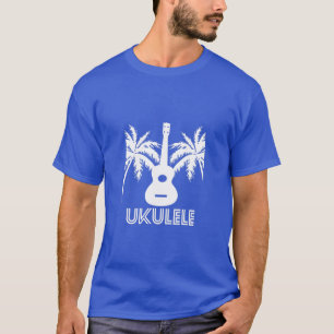 Camiseta Ukulele Tropical Havaiana Gift