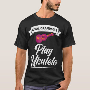Camiseta Ukulele Uke Music Ukulele, peça de vovô legal