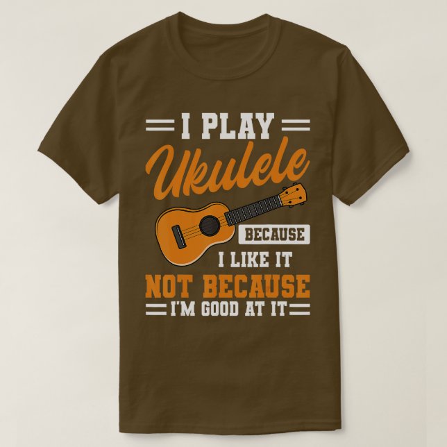 Camiseta Ukulele Ukulelist Music Lover (Frente do Design)