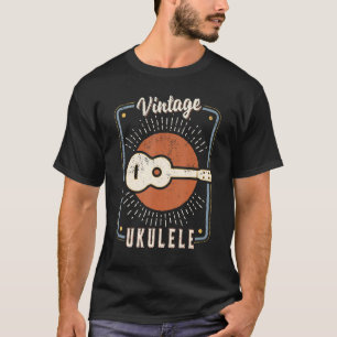 Camiseta Ukulele Vintage Retro Classic Music Love 1