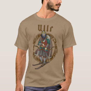 Camiseta Ullar Deus Da Arqueação Viking Presente Caçando Es