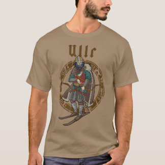 Camiseta Ullar Deus Da Arqueação Viking Presente Caçando Es