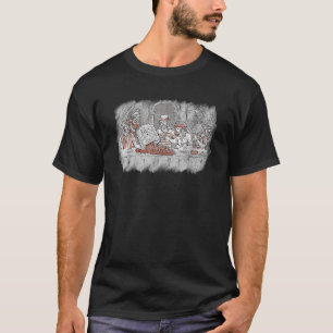 Camiseta Última Ceia Caranguejo Ensopado Lagostim Divertido