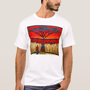 Camiseta Última ceia de Rastafarian