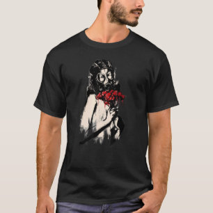 Camiseta Última Flor, Grafite de Gás Ama Arte na Guerra da 