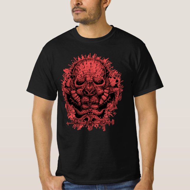 Camiseta Última Mutação Alerta Vermelho (Frente)