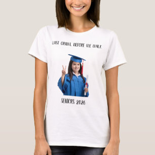 Camiseta ÚLTIMA RASTREIO ANTES DE ANDARMOS, Foto Personaliz